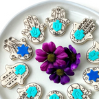 Marzipan Hamsa Hanukkah Place Cards