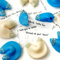 Marzipan Sparkly Hanukkah Fortune Cookies