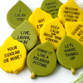 Sukkot Punny Marzipan Conversation Tiles