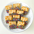 Rainbow Sprinkle Matzah Tiles