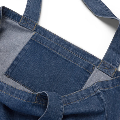 "Shalom Motherfucker" Organic Denim Tote Bag