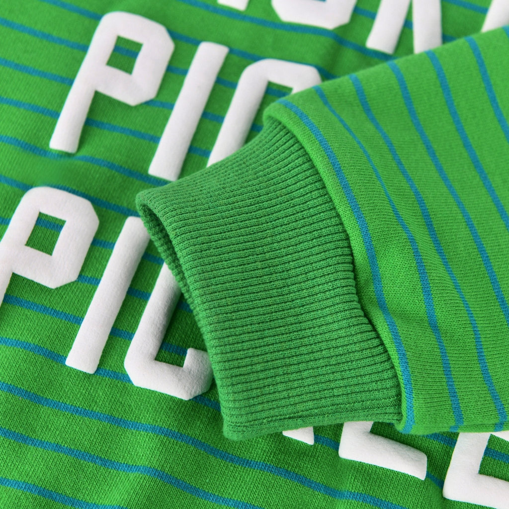 Pickles kids crewneck sweater with ribbed cuffs, additional view