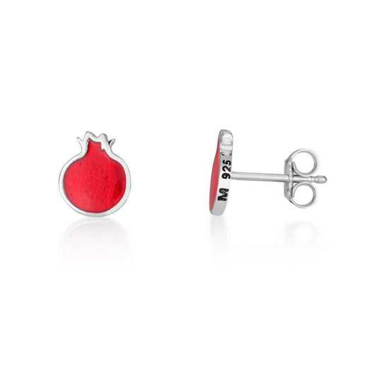 Pomegranate Stud Earrings