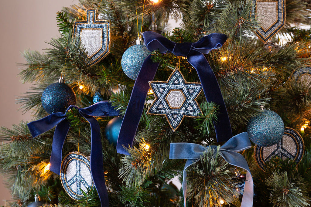 Peace, Love & Dreidel Beaded Garland