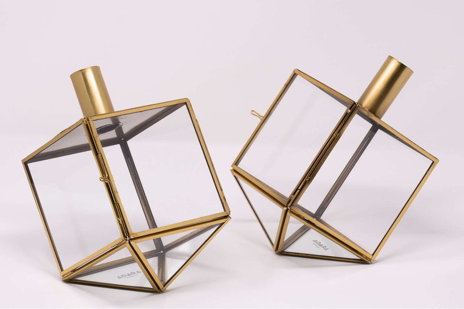 Dazzling Dreidel Duo Ornament Set