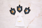 Mystic Moon Phases Dreidel Ornament Set