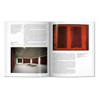 Rothko art book open to Mark Rothko's Orange on Maroon mural study and Seagram murals