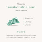 Spiritual Abundance Malachite Heart Earrings