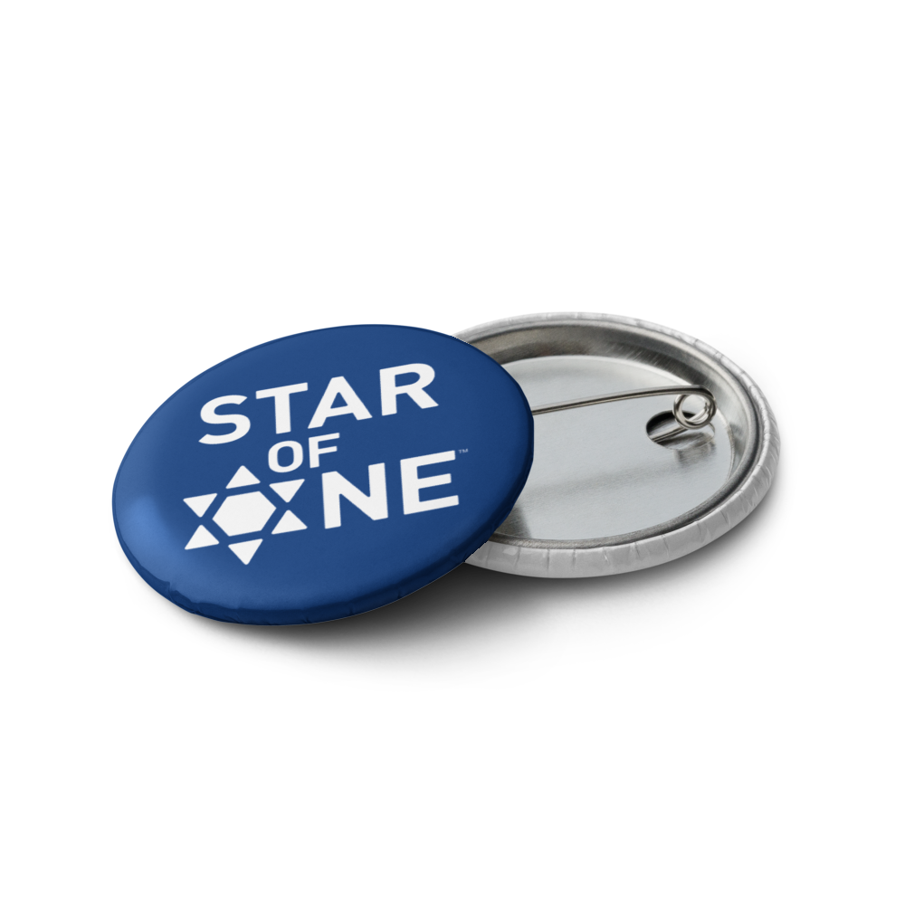 "Star of One" Button Pins