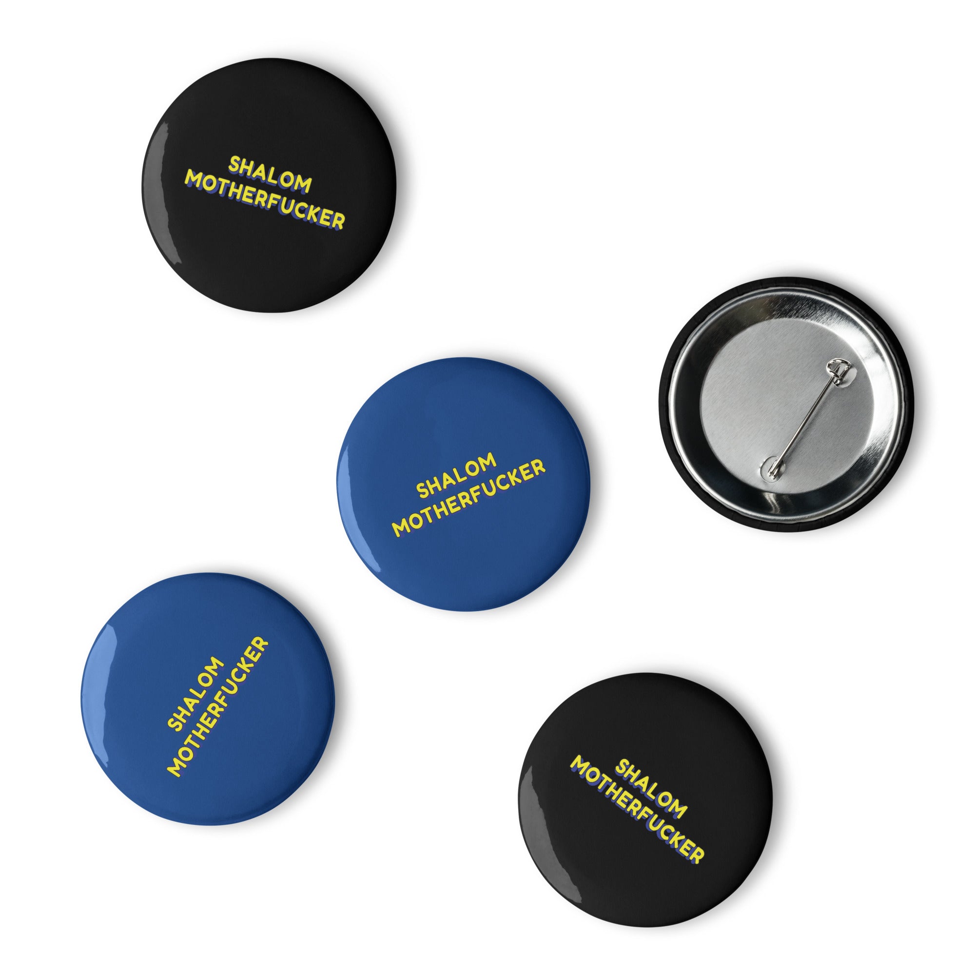 Shalom Motherfucker 5-Pack Pins