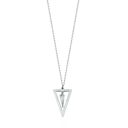 Six-Pointed Triangles Necklace