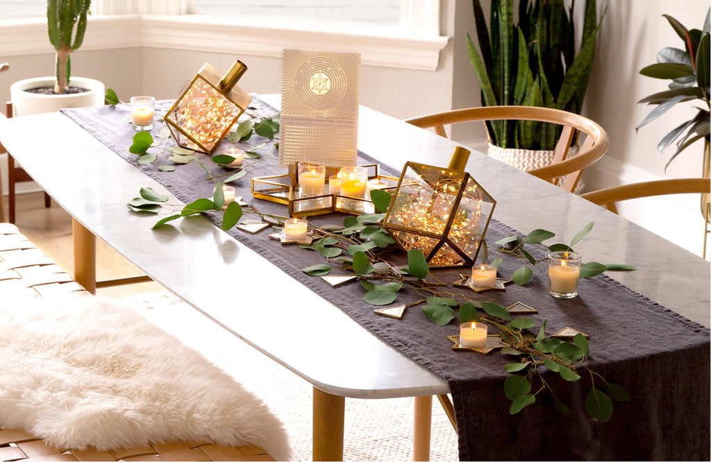 Dazzling Dreidel Duo Ornament Set