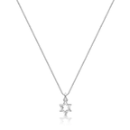 925 Sterling Silver Star of David Necklace