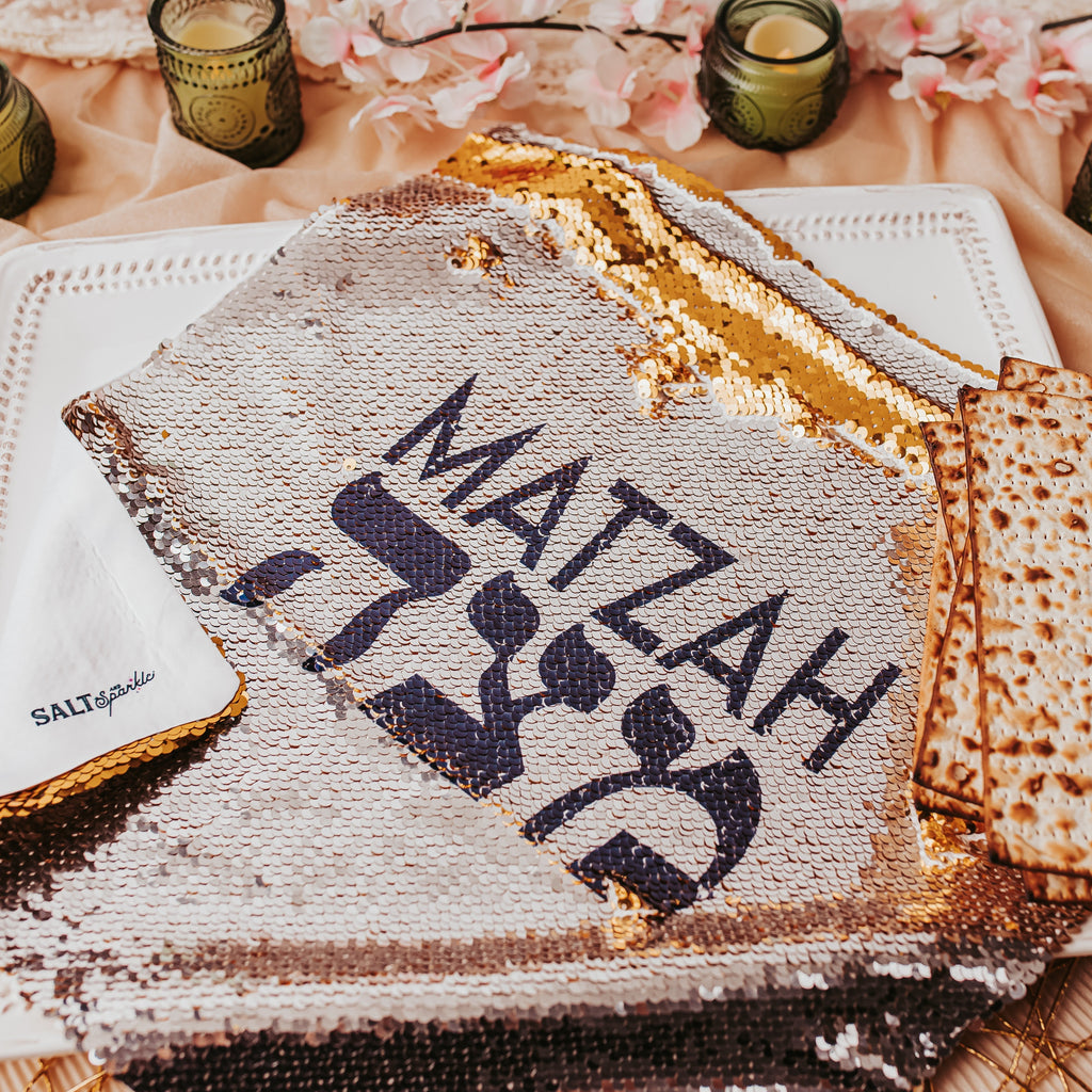 Matzah Cover & Afikomen Pouch Set