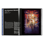 The Star Wars Archives book open to The Phantom Menace film overview and poster artwork