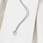 Silver Unisex Chai Necklace by Shlomit Ofir