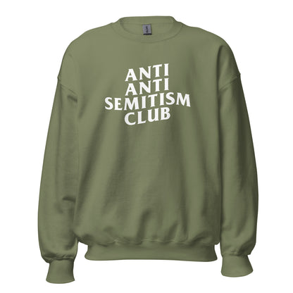 "Anti-Antisemitism Club" Classic Fit Sweatshirt