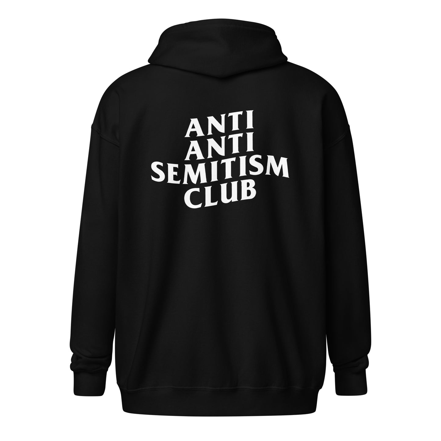 "Anti-Antisemitism Club" Unisex Full-Zip Hoodie