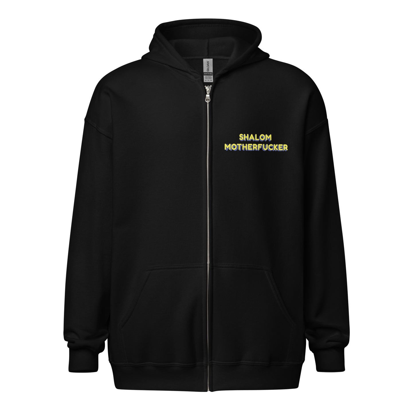 "Shalom Motherfucker" Unisex Full-Zip Hoodie