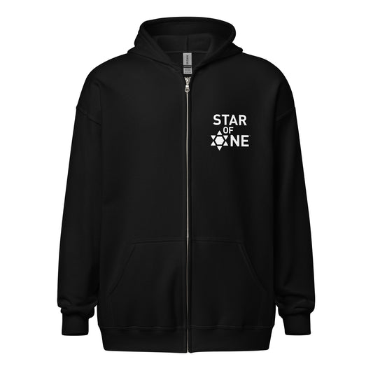 "Star of One" Unisex Full-Zip Hoodie