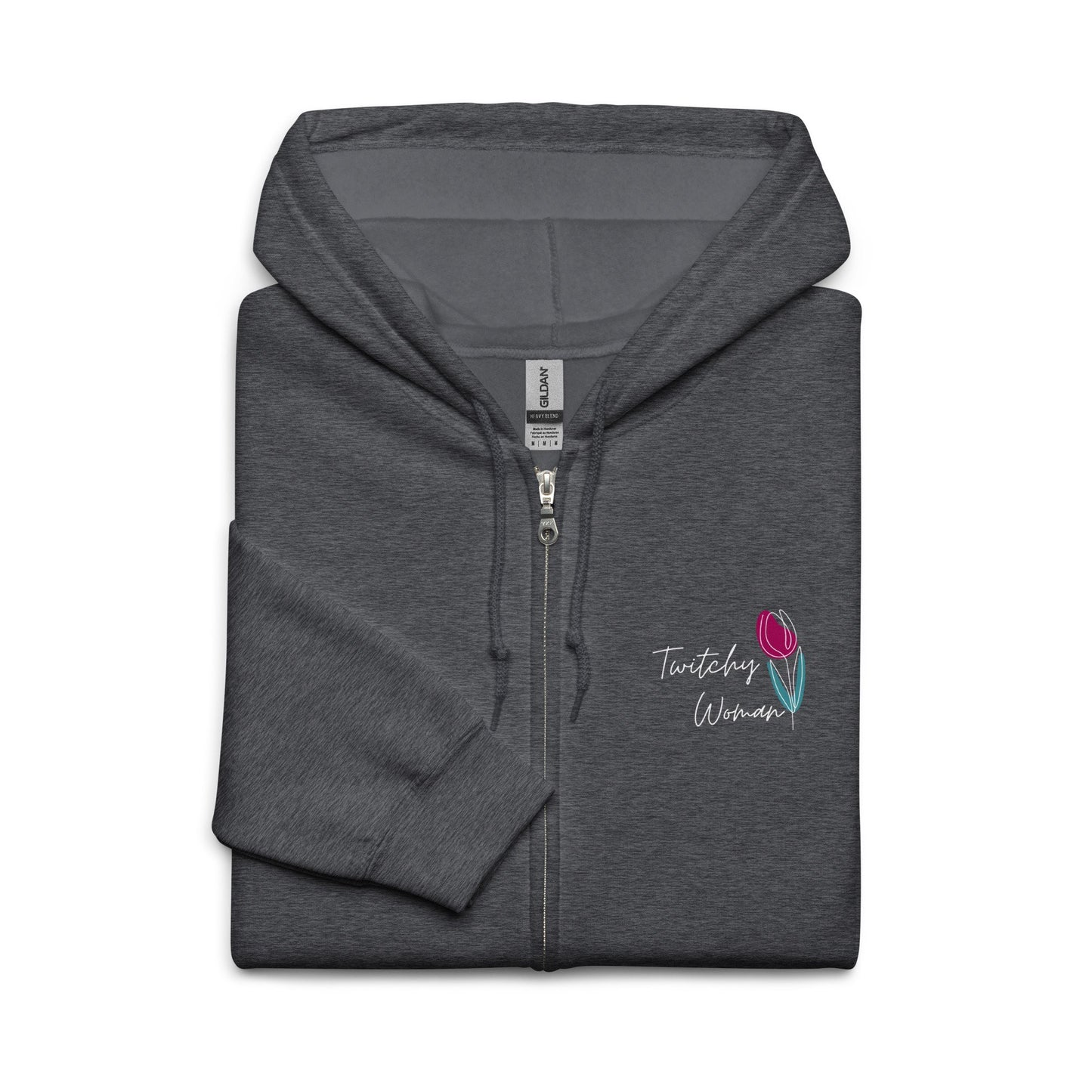 "Twitchy Woman" Unisex Full-Zip Hoodie