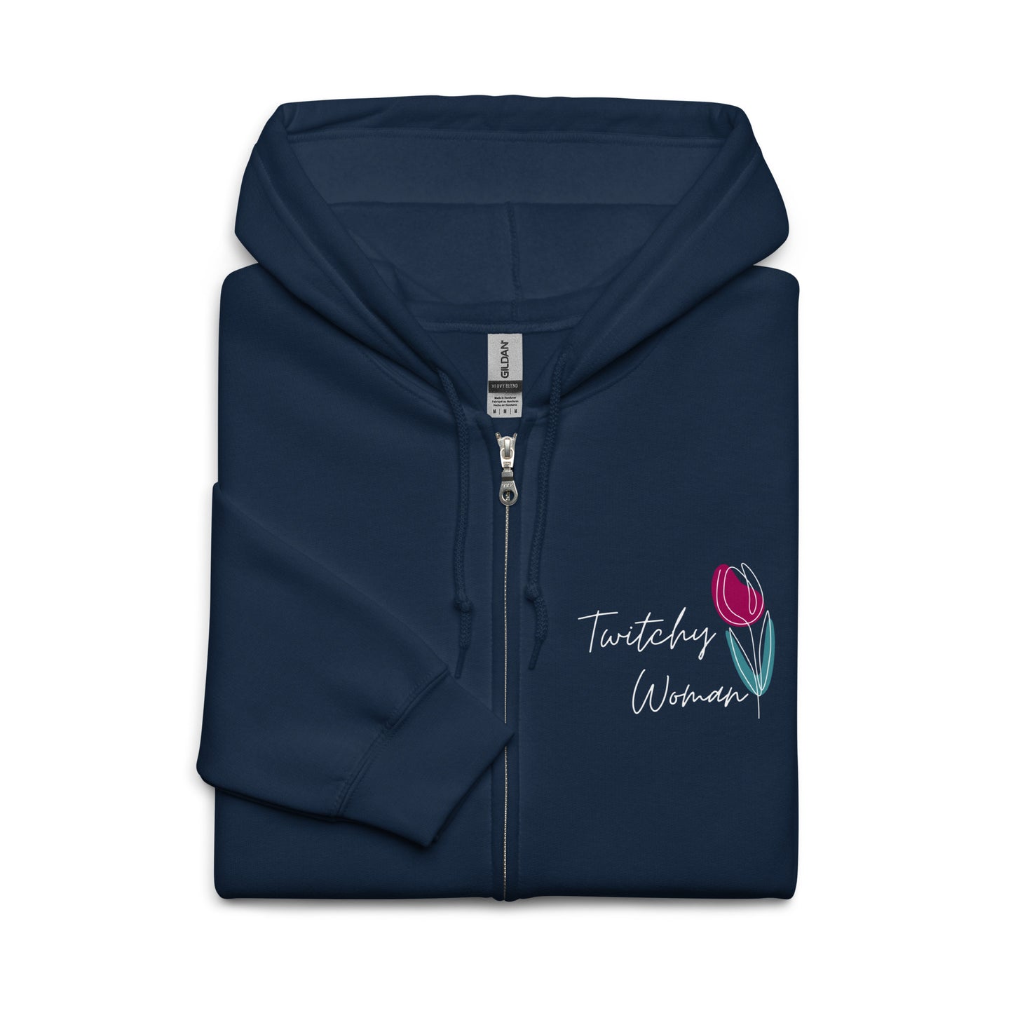 "Twitchy Woman" Unisex Full-Zip Hoodie