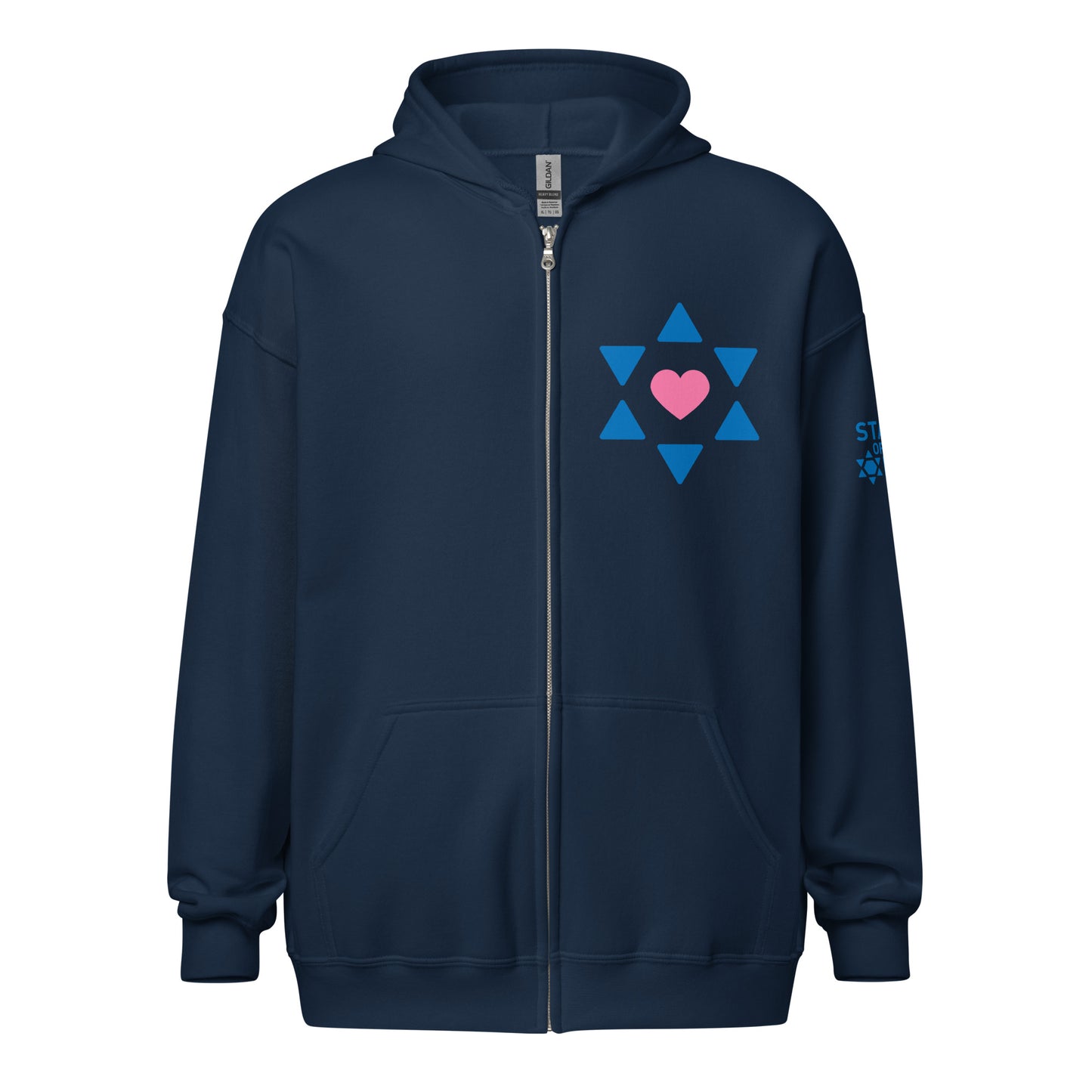 "All Heart" Unisex Heavyweight Zip Hoodie