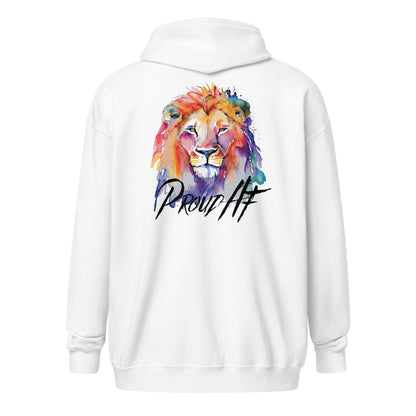 "Proud AF" Unisex Full-Zip Hoodie