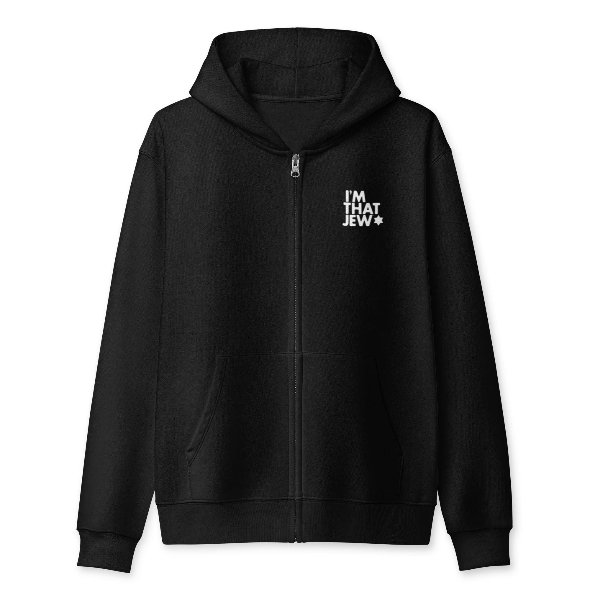 I'm That Jew Zip Hoodie in Black by Eitan Chitayat