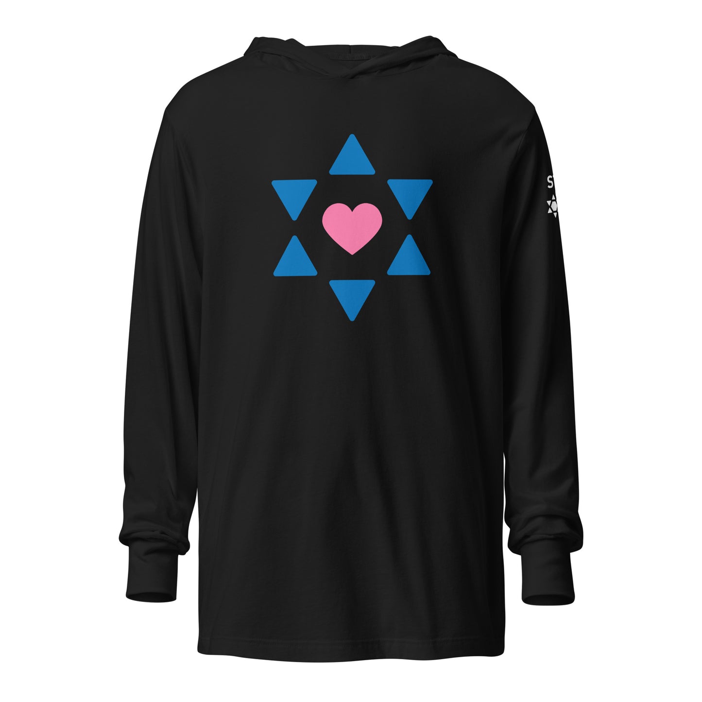 "All Heart" Unisex Hooded Long Sleeve Tee