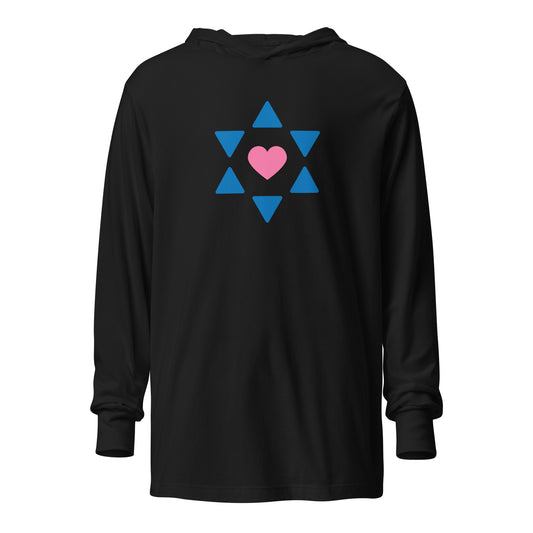 "All Heart" Unisex Hooded Long Sleeve Tee