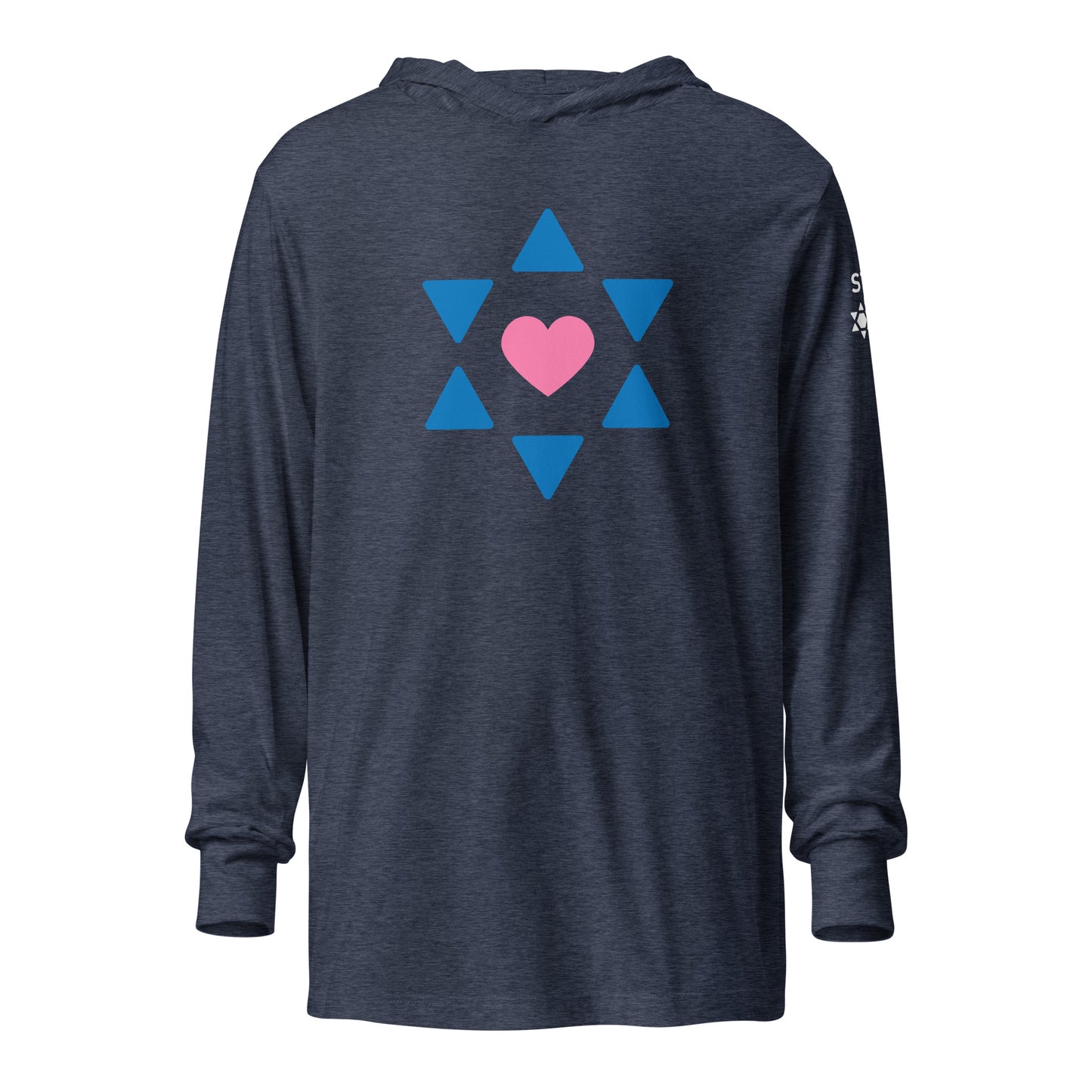 "All Heart" Unisex Hooded Long Sleeve Tee