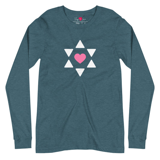 "All Heart: Unisex Long Sleeve Tee