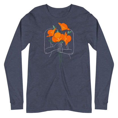 "Blossoming" Unisex Long Sleeve Tee