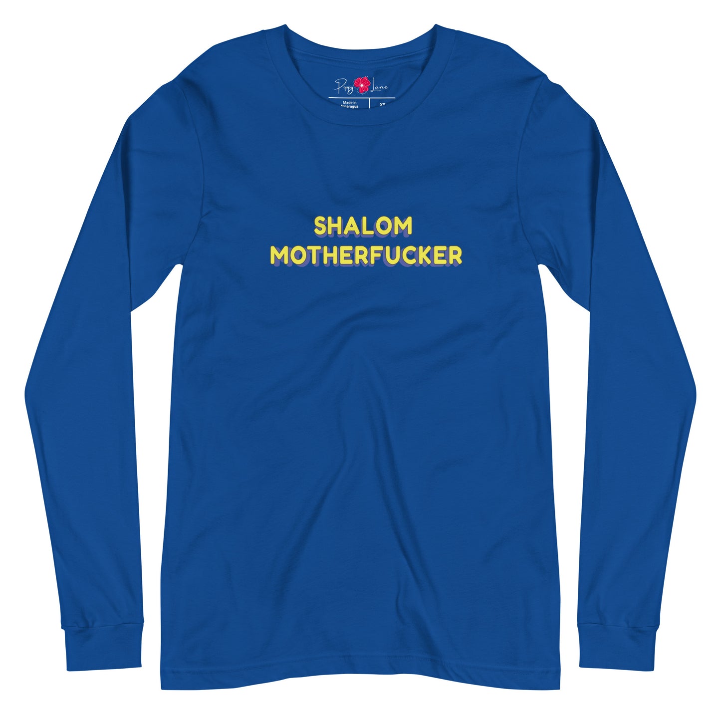 "Shalom Motherfucker" Unisex Long Sleeve Tee