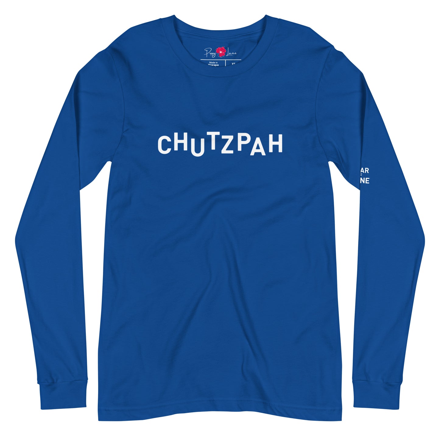 "CHUTZPAH" Unisex Long Sleeve Tee