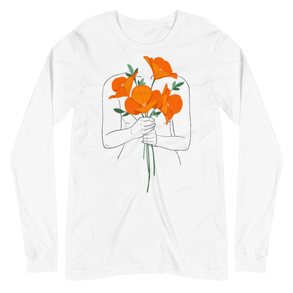 "Blossoming" Unisex Long Sleeve Tee