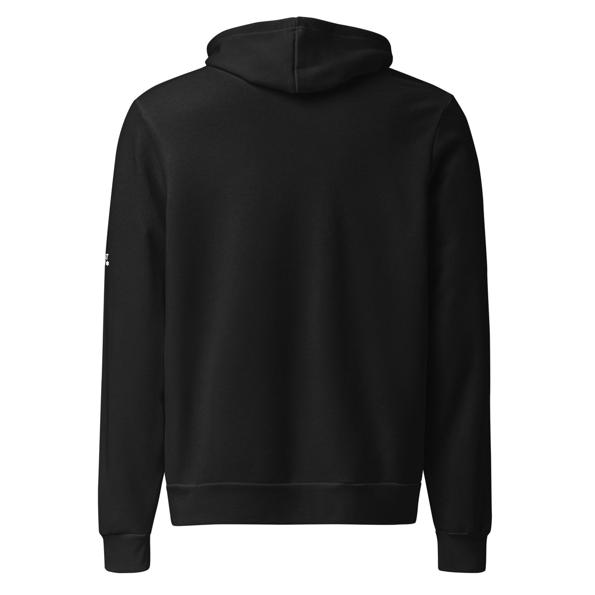 Black The Ten Jewish Foods unisex pullover hoodie by Eitan Chitayat for I'm That Jew®, back view