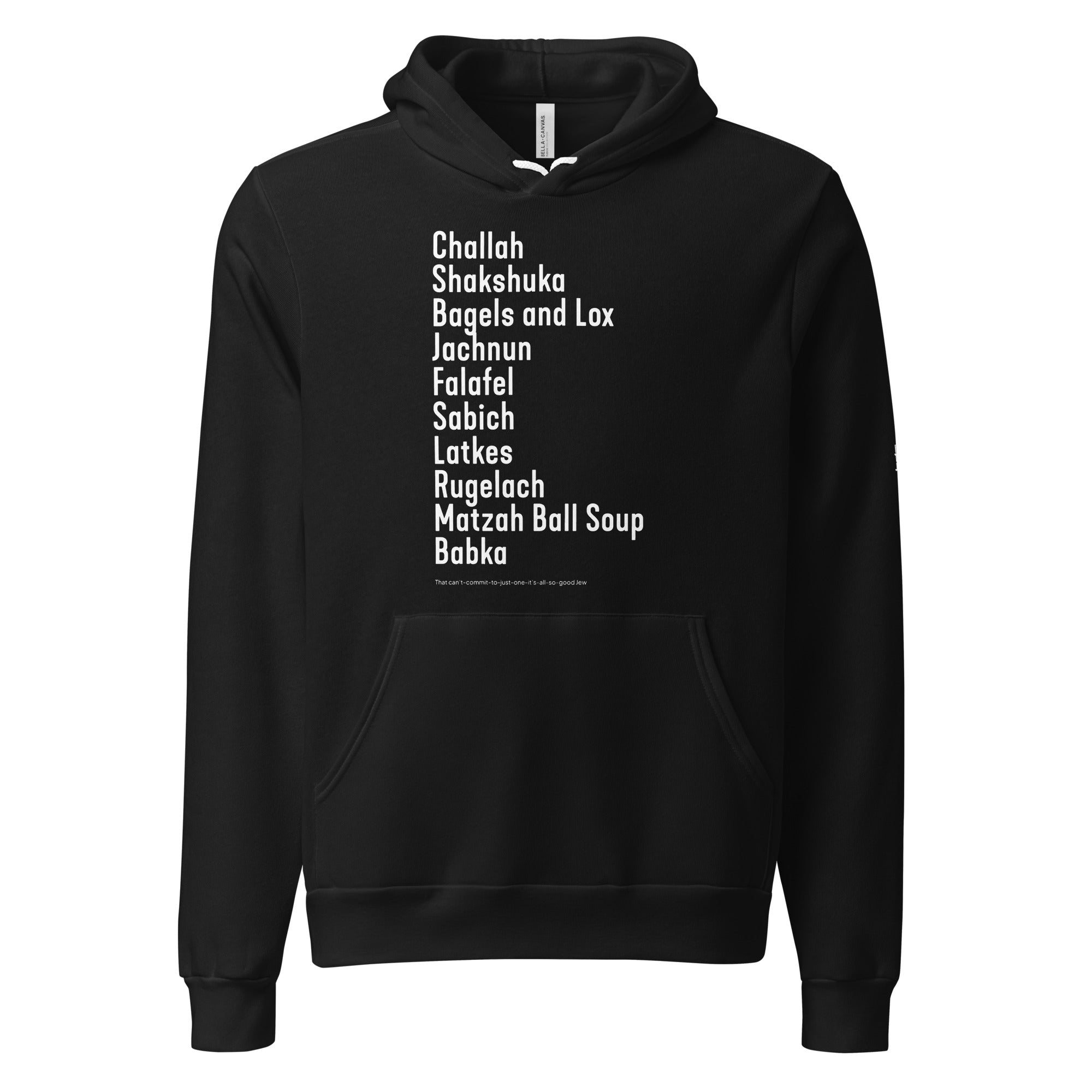 The Ten Israeli Cities Hoodie in Black by Eitan Chitayat