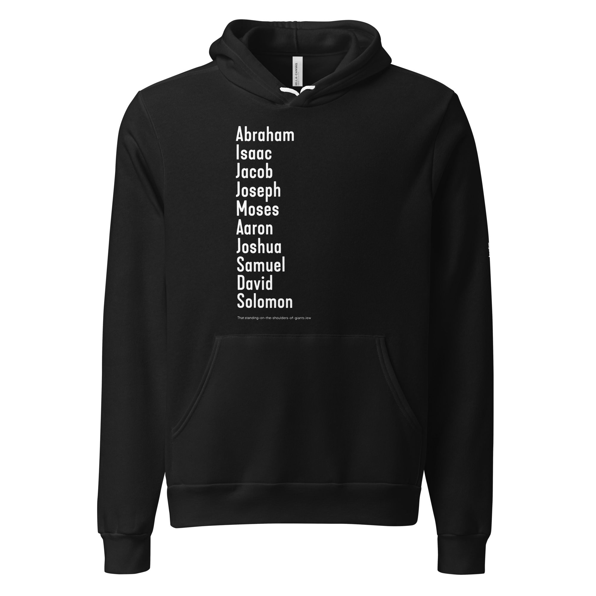 The Ten Jewish Patriarchs Hoodie in Heather Navy by Eitan Chitayat