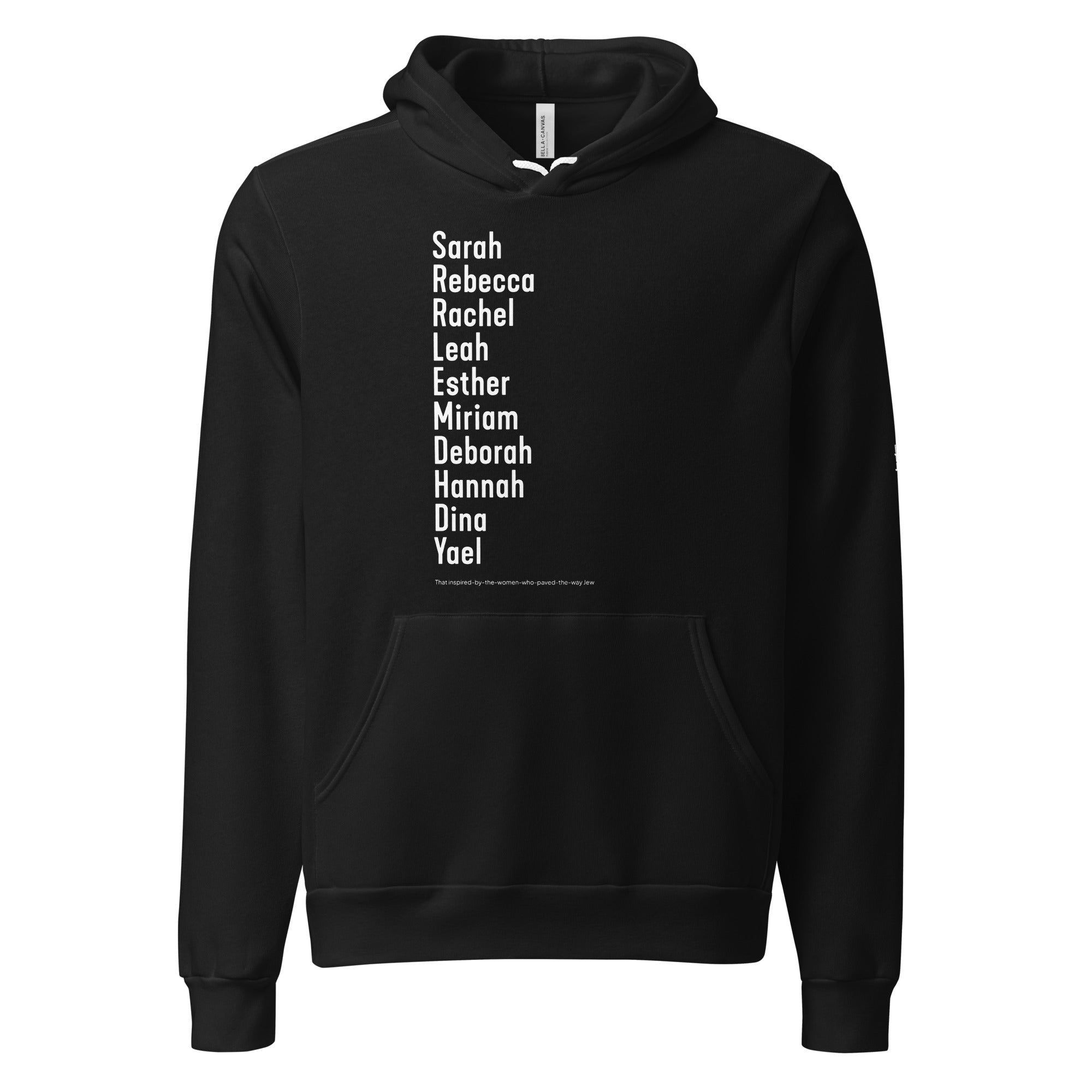 The Ten Jewish Matriarchs Hoodie in Black by Eitan Chitayat