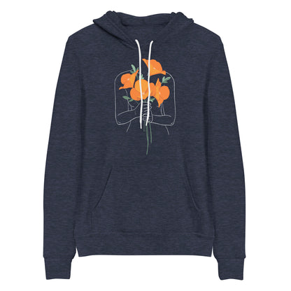 "Blossoming" Lightweight Unisex Hoodie