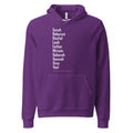 The Ten Jewish Matriarchs Hoodie in Purple by Eitan Chitayat