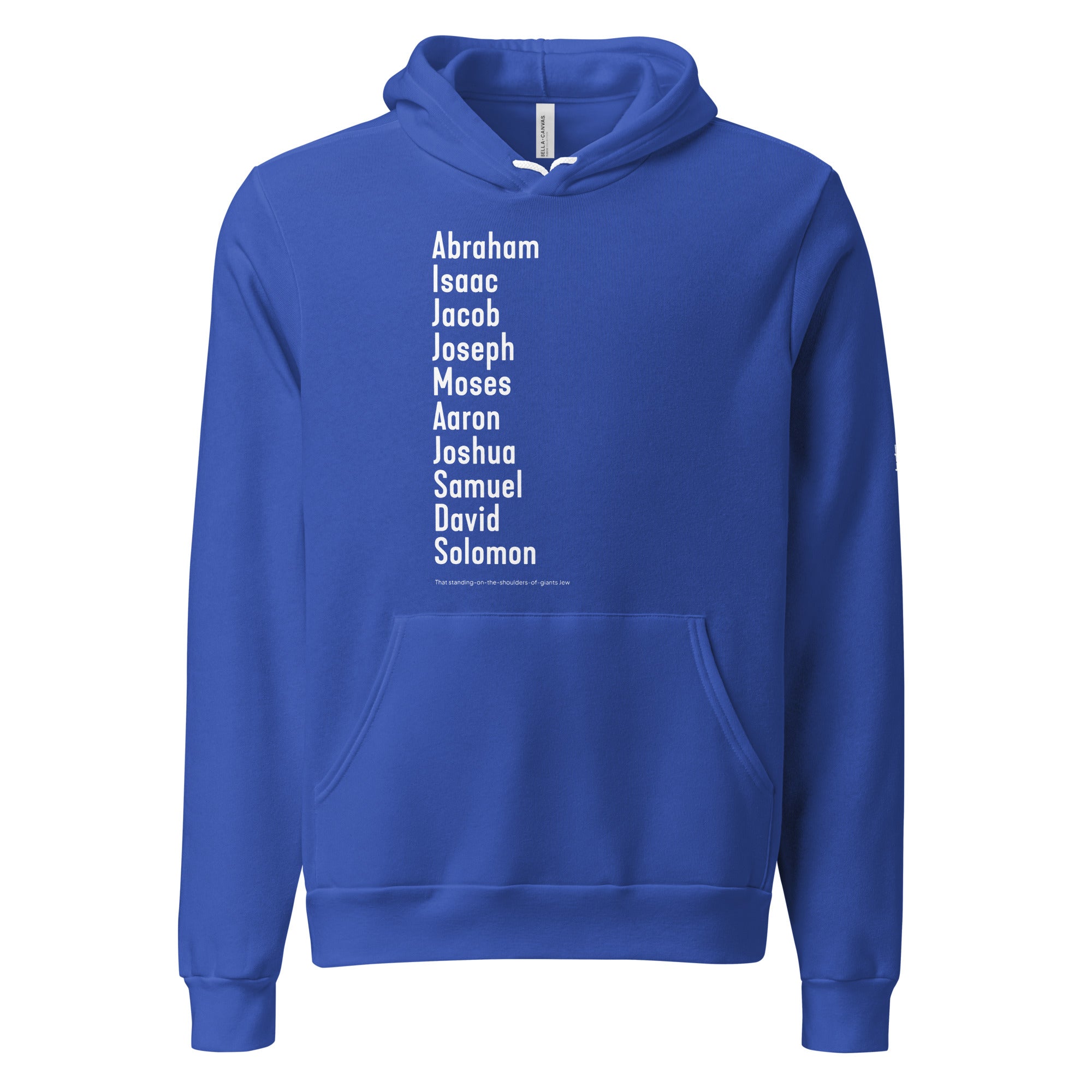 The Ten Jewish Patriarchs Hoodie in True Royal by Eitan Chitayat