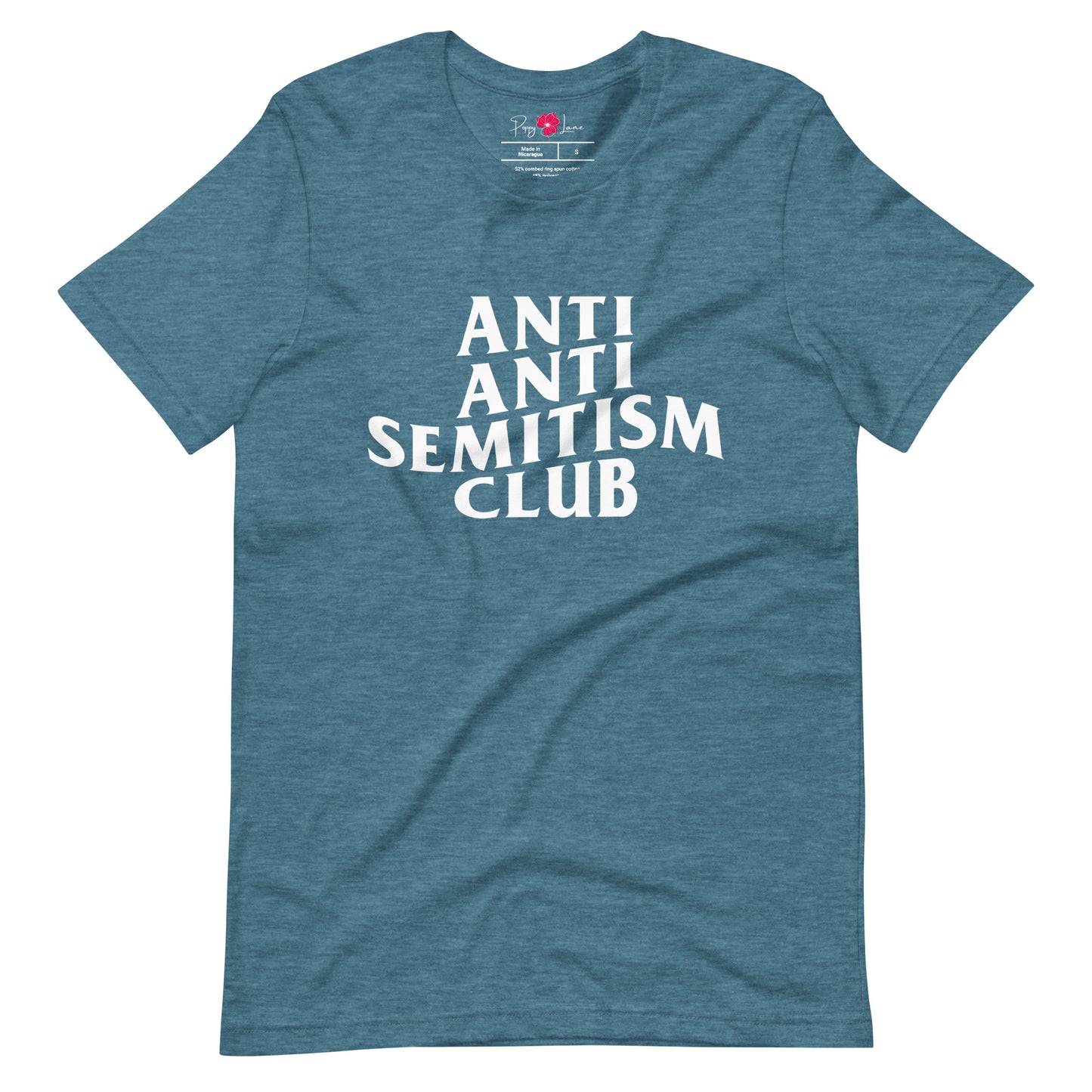 "Anti-Antisemitism Club" Unisex Short Sleeve Tee