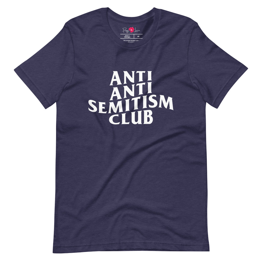 Anti-Antisemitism Club Unisex Short Sleeve Tee