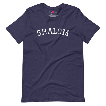 "Shalom" Collegiate Unisex Short Sleeve Tee