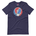 The Grateful Dead Sessions T-Shirt in Vintage Navy by Storied Podcast, featuring artwork by Yonatees