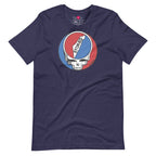 The Grateful Dead Sessions T-Shirt in Vintage Navy by Storied Podcast, featuring artwork by Yonatees
