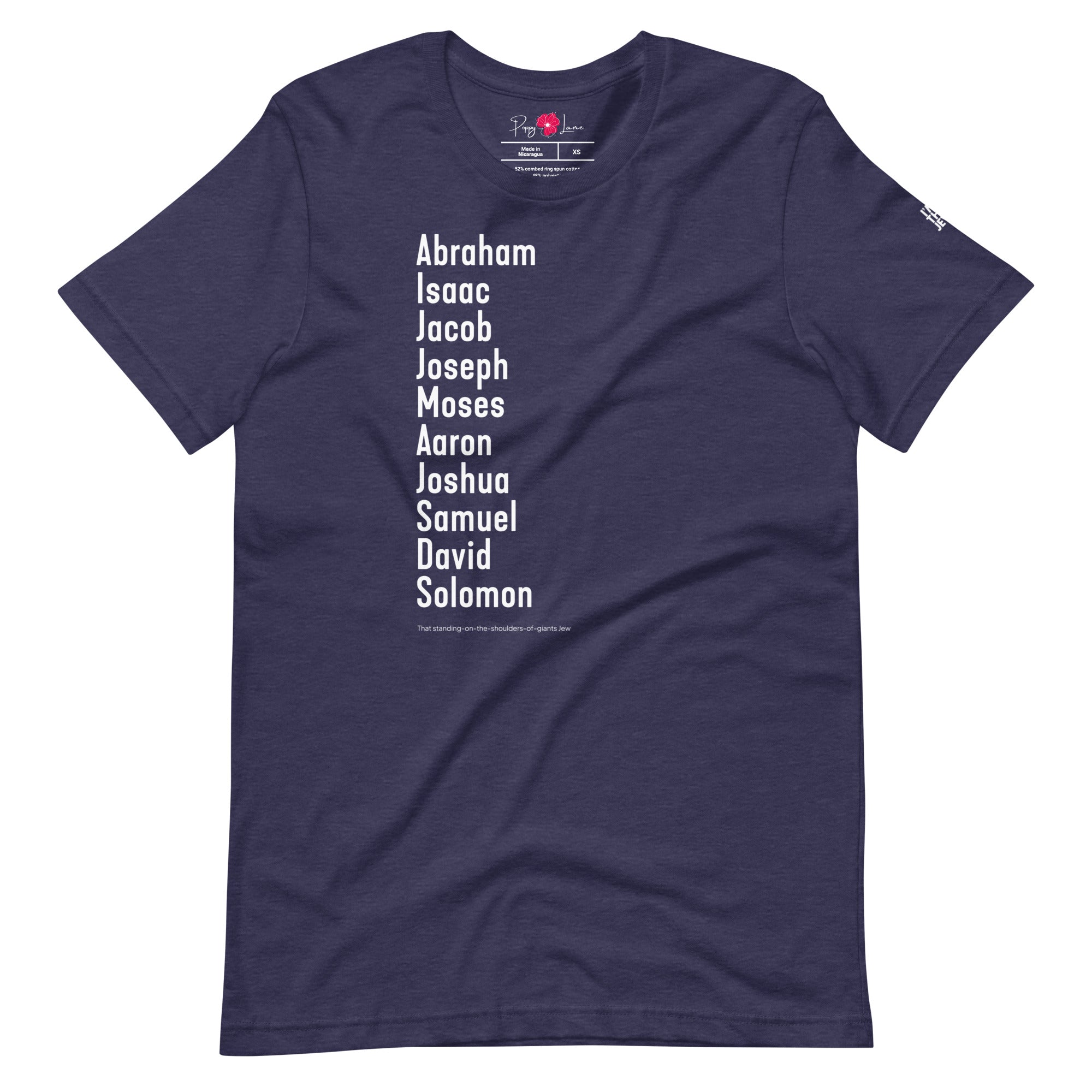 The Ten Patriarchs T-Shirt in Vintage Navy by Eitan Chitayat